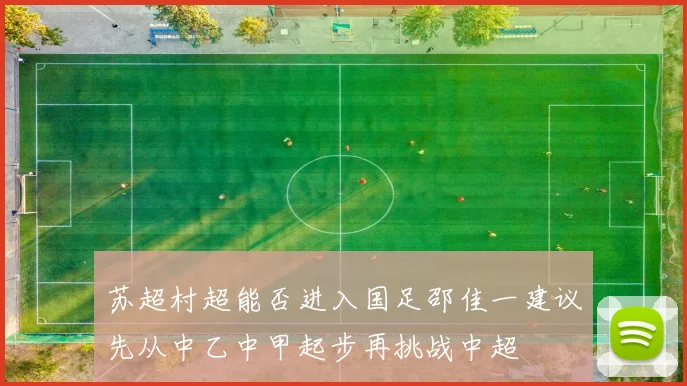 苏超村超能否进入国足邵佳一建议先从中乙中甲起步再挑战中超